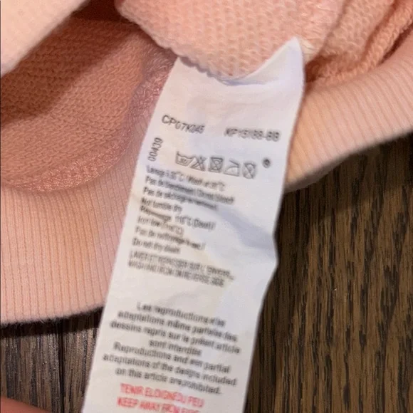 Kenzo Pink Graphic Sweatshirt with Cartoon Design tiger Paris EUC 18months baby - Picture 10 of 11